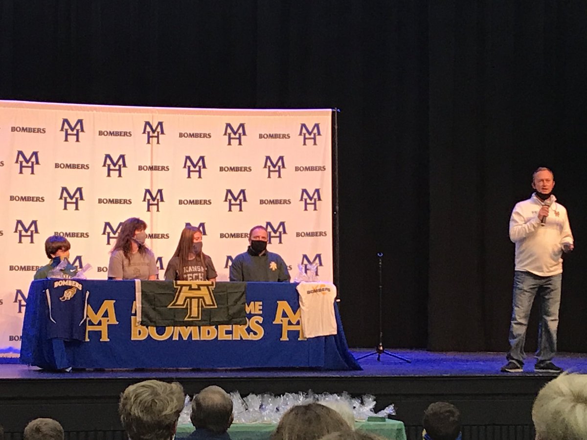 Congratulations Marcy Cudworth signed with Arkansas Tech today XC