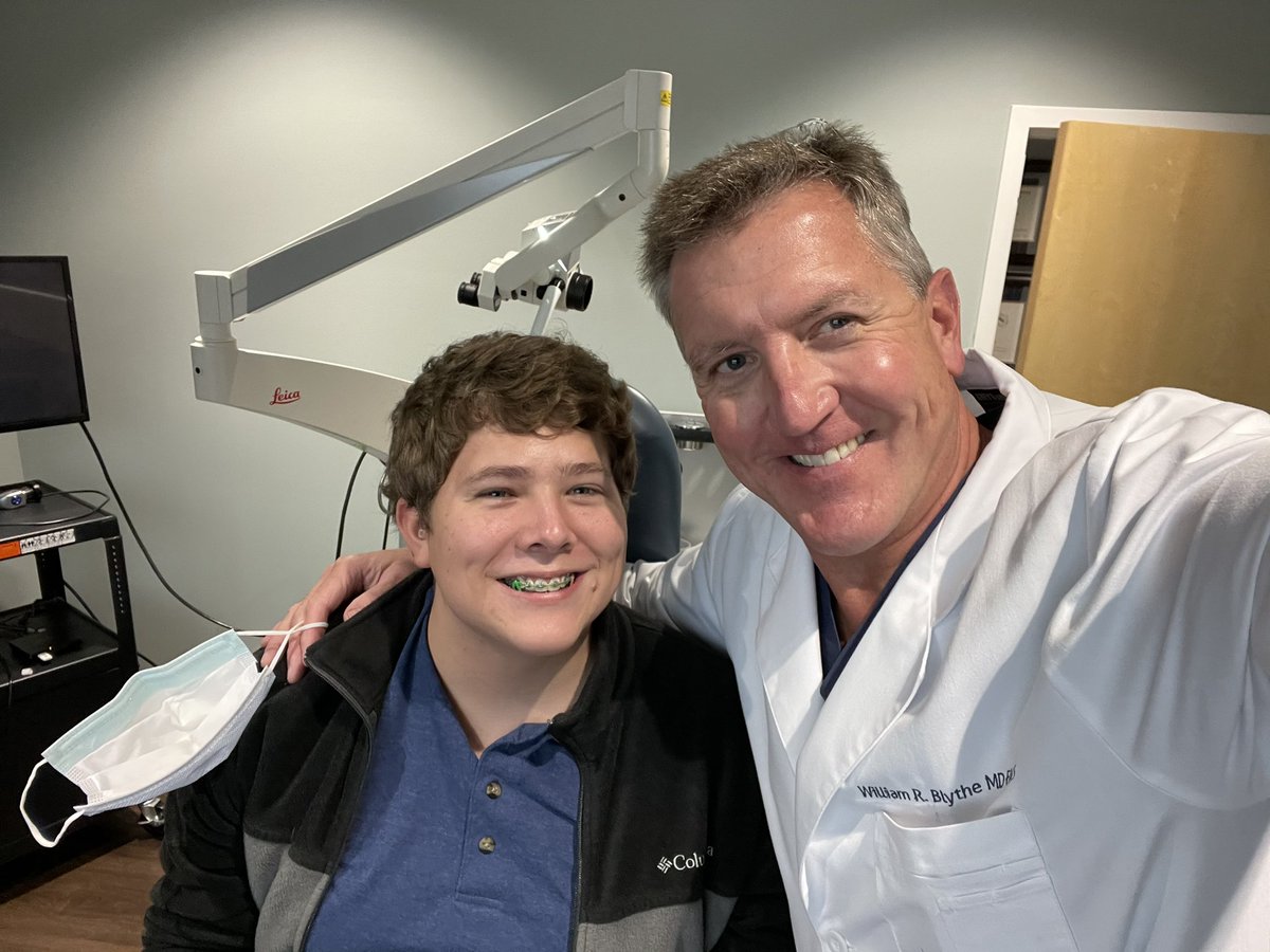 WilliamRBlythe's tweet photo. I implanted this amazing young man when he was not quite 2 years old. Now he’s a Junior in nursing school and getting ready to save the world. What a blessing. (With permission.) #cochlearimplant #generalent #ENTLife https://t.co/r2N39JONCE