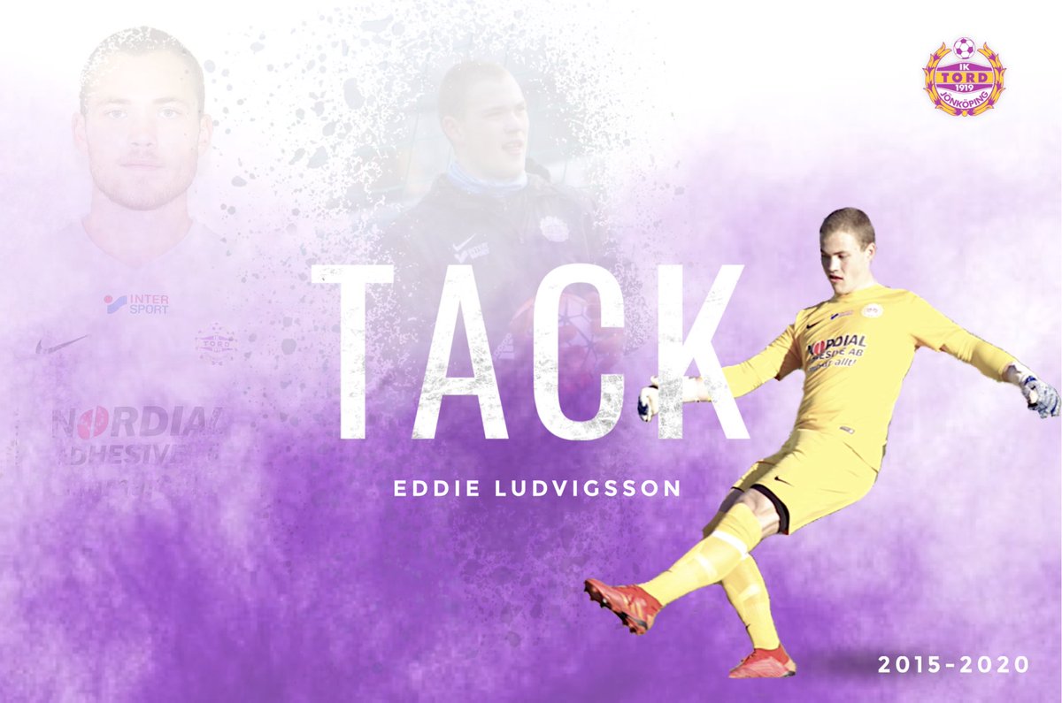 Tack för din tid i IK Tord Eddie! 
Lycka till med dina kommande utmaningar så syns vi på Rosenlunds IP i framtiden 💜 #iktord #engånglilaalltidlila