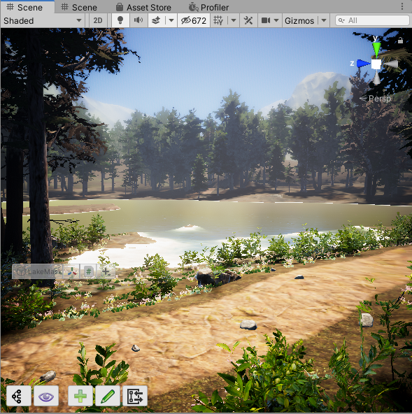 Of course, you can't just leave it all to nature. You want to do a bit of gardening. What if you want a lake?Just draw a "Biome" around the body of water, and voila.You can change the vegetation in the lake, put more rocks there, some seaweed maybe, pussy willows...