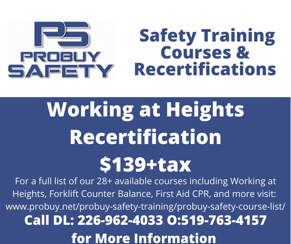 Do you need to get recertified in the new year? Contact us today for any of our 28+ available training courses for scheduling and prices!