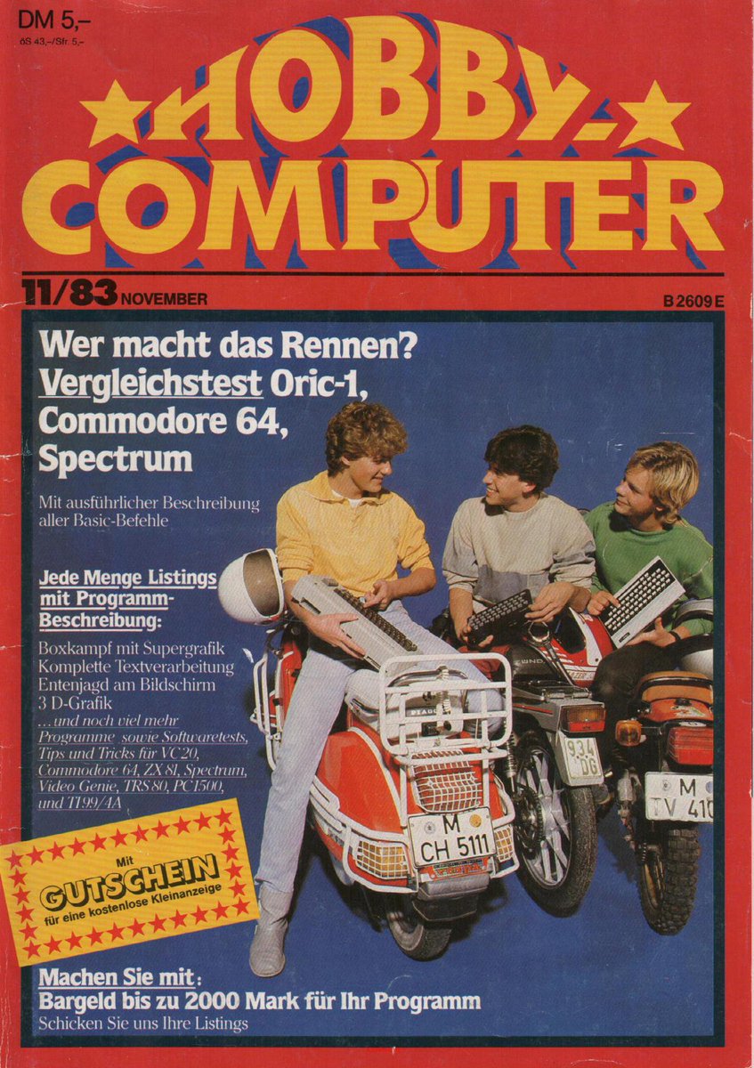 Plus you could type in your own games from listings in Hobby Computer, West Germany's favourite computer magazine.But some East German users wanted something more...