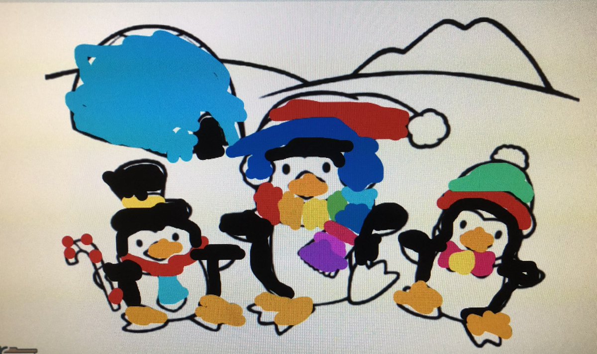MsRoche2nd's tweet photo. Happy Penguin Day! Our class watched the penguin live cam at the Maryland Zoo and then decorated pictures of penguins! π§@WestgateElem #WestgateDaysofCheer https://t.co/BK6KG4jMov