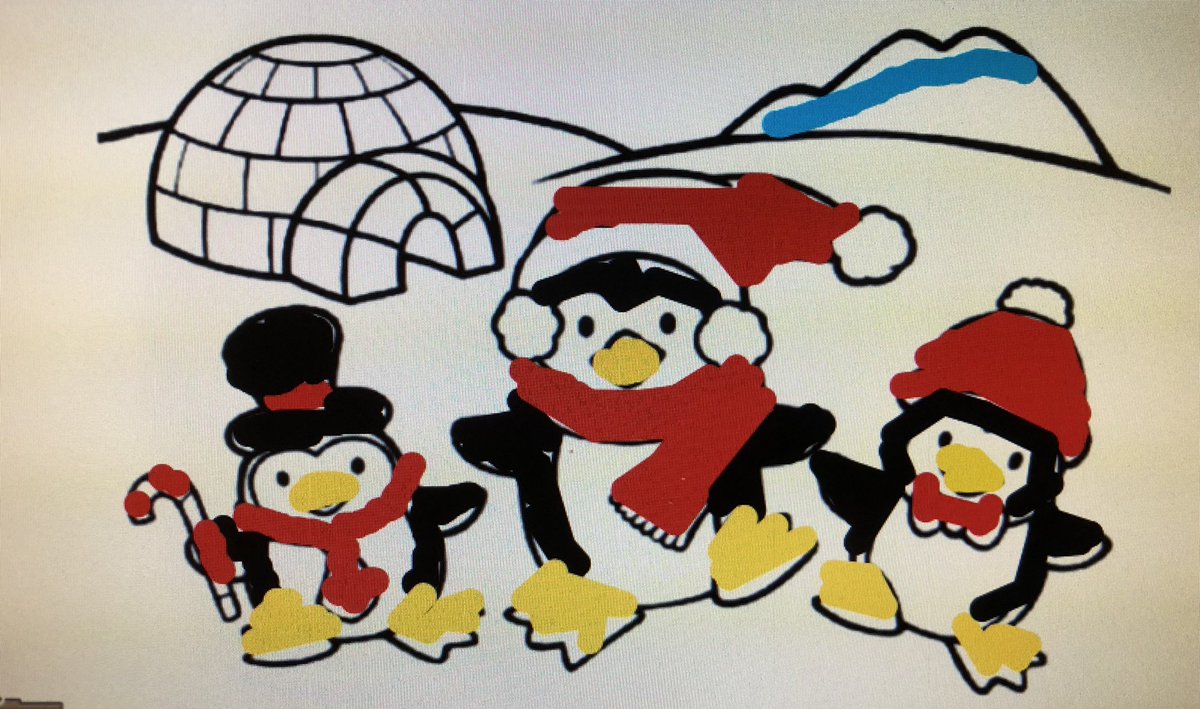MsRoche2nd's tweet photo. Happy Penguin Day! Our class watched the penguin live cam at the Maryland Zoo and then decorated pictures of penguins! π§@WestgateElem #WestgateDaysofCheer https://t.co/BK6KG4jMov
