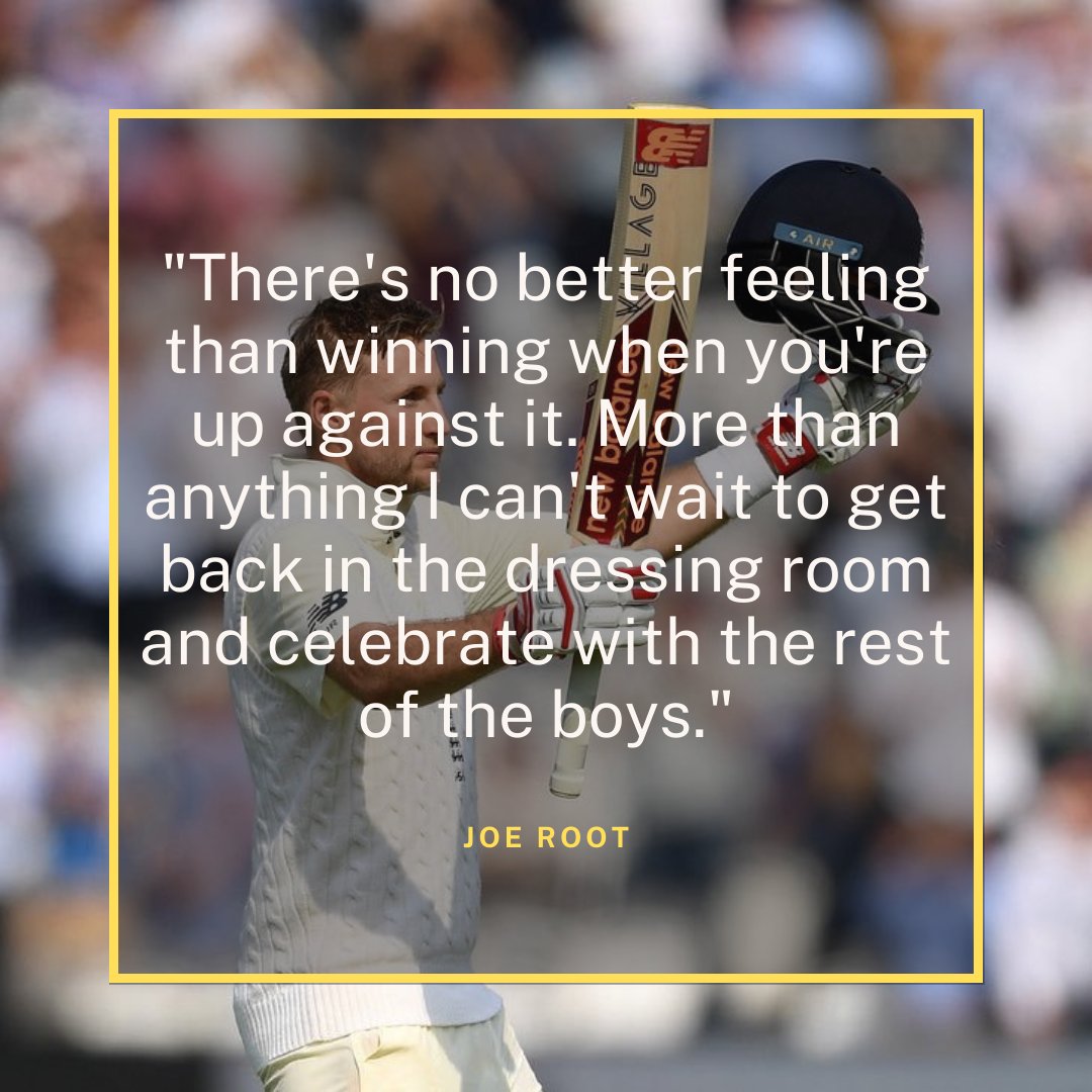 QUOTE OF THE DAY

Todays #quoteoftheday comes from <a href="/root66/">Joe Root</a>

#Modaymotivation #JoeRoot #EnglandCricket #England