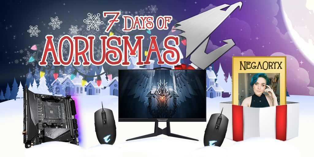 AorusOfficial's tweet photo. It's DAY 2! Join @NegaOryx on #7DaysOfAORUSmas and win some big prizes! 

🎁Watch @NegaOryx Stream NOW👉https://t.co/dCzmLFR8YG
🎁7 Days of AORUSmas👉https://t.co/yjyp4tin3j https://t.co/WfbiAtzRHK