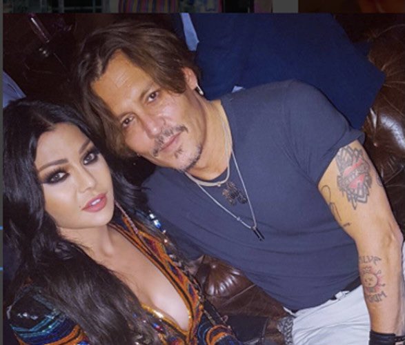 Haifa Wehbe and “Jhonny Dep”