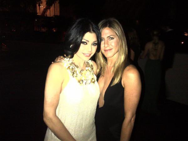 Haifa Wehbe and Jennifer Aniston