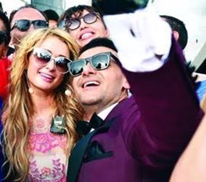 Paris Hilton and Ramez Galal