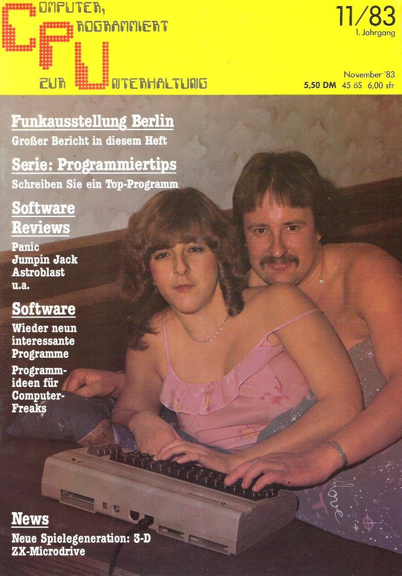 But the East German gamers had the last laugh: they simply put up signs in their computer clubs saying no violent military games were allowed. Make love, not war, with the Commodore 64!More hidden history another time...