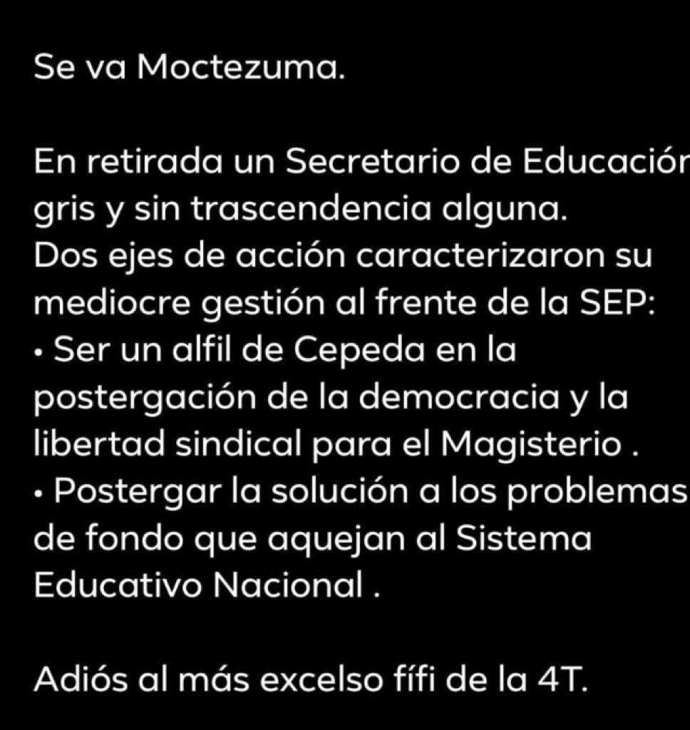 MxM_Puebla's tweet photo. #ByeByeSrioFiFi
La SEP se queda con una gran promesa para los trabajadores de la educación; ejercer su derecho a elegir democráticamente a sus representantes sindicales. @senadomexicano  @emoctezumab @SEGOB_mx @Mx_Diputados @reformanacional #FelizMiercoles https://t.co/9NZUIecYCV