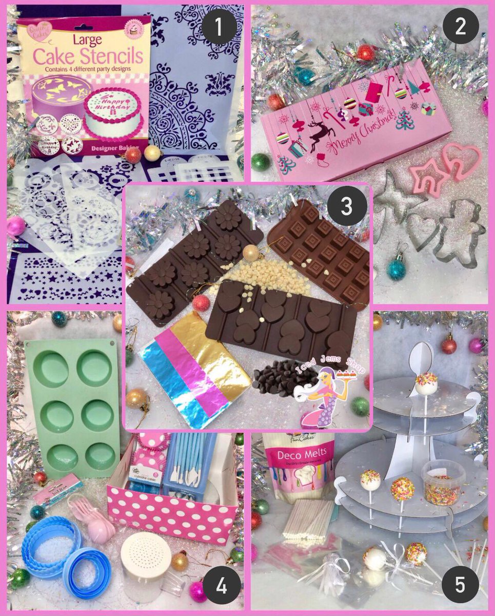 Our lovely baking / cake decorating gift sets! Order tonight and we will post out tomorrow via DHL express tracked! 🙌🏼 Here they all are! 🙌🏻 icedjemsshop.com/?s=Gift+set&po…