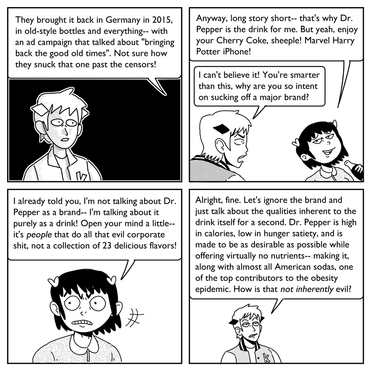 Two Friends Discuss Soda Pop [2/2] 