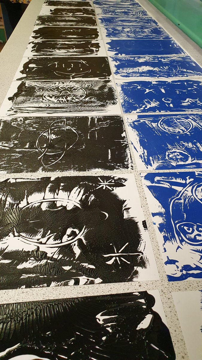 MeadatHilperton's tweet photo. Lovely space themed printing in Year Five @MeadatHilperton today. Well done team!
#teammead 
#proudteachers 
@Cornerstonesedu https://t.co/XL4r4Tw2v9