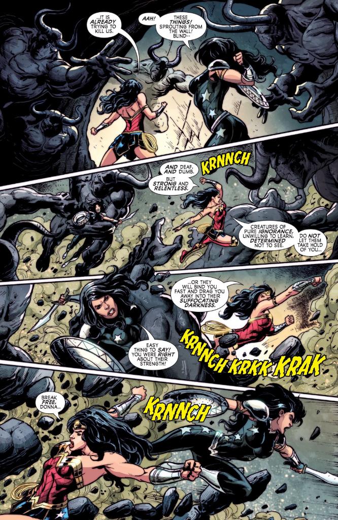 Comixology's tweet photo. Wonder Woman and Donna Troy enter an ancient and mysterious Layrinth. Can they survive its challenges and make it to the center alive? https://t.co/Cwg18XSmVq

W: #DanAbnett
A: @TDerenick
C: @RexLokus
L: @TravisJLanham
E: @mikhalmc https://t.co/cyv3oSUKG2