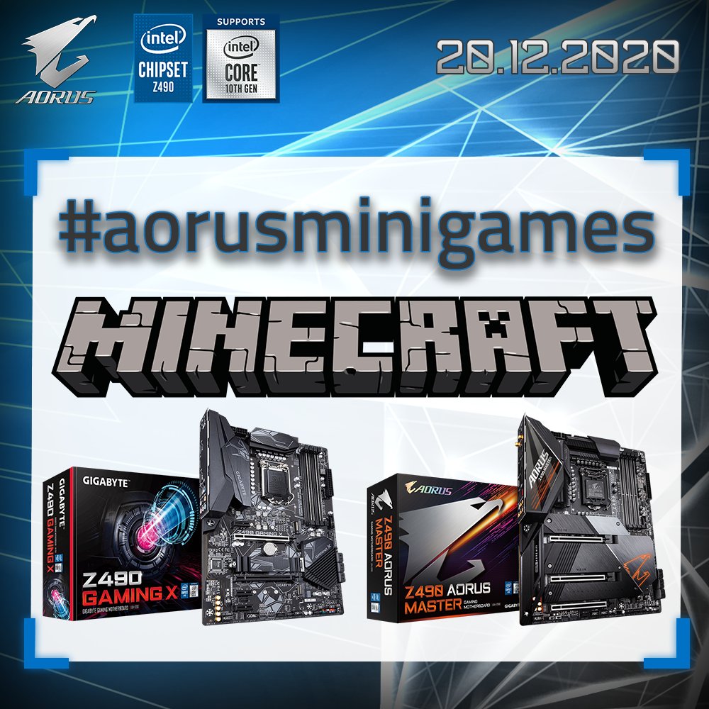 skate702's tweet photo. Werbung | Im Frühling waren die #AORUSminigames ein großer Erfolg. Super coole Streams und viele Gewinner (außer @derNiklaas).
Am Sonntag kommt die Revenge: Teil 2 ft. @AORUS_DE - Es gibt wieder Einiges zu gewinnen! Ihr müsst nur besser in Minecraft sein als ich 🤓 https://t.co/X5g1CpRaQ5