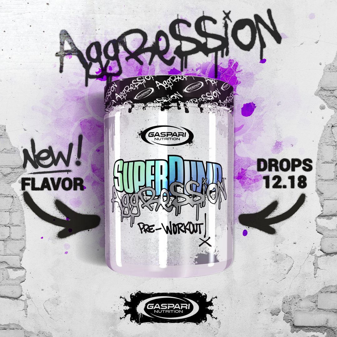 TeamGaspari's tweet photo. Yup, that’s right, this Friday, December 18th, a new flavor will be introduced into the #SuperPumpAggression world. Comment with your guess below 🗣 https://t.co/CpIX3KKOsm