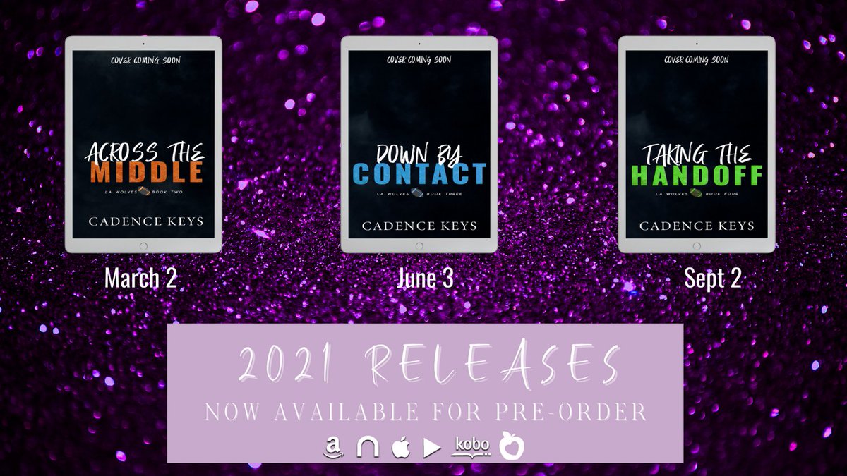 The next three books in my LA Wolves series are now available for pre-order. 

books2read.com/acrossthemiddle
books2read.com/ckdownbycontact
books2read.com/takingthehando…

#LAWolvesSeries #sportsromance #steamyromance #romanceauthor #amwritingromance