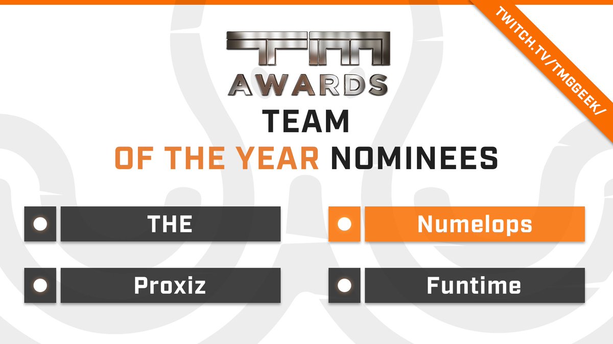 Numelops's tweet photo. 🏆TM AWARDS NOMINATIONS: TEAM OF THE YEAR

We are really very proud of this nomination for the best team of the year on Trackmania! But first of all we have to thank all our players without whom this nomination would not have been possible! 🤩

#NUMTECH #NUMFS #NUMDIRT #NUMWIN https://t.co/wWSep4Ihtb