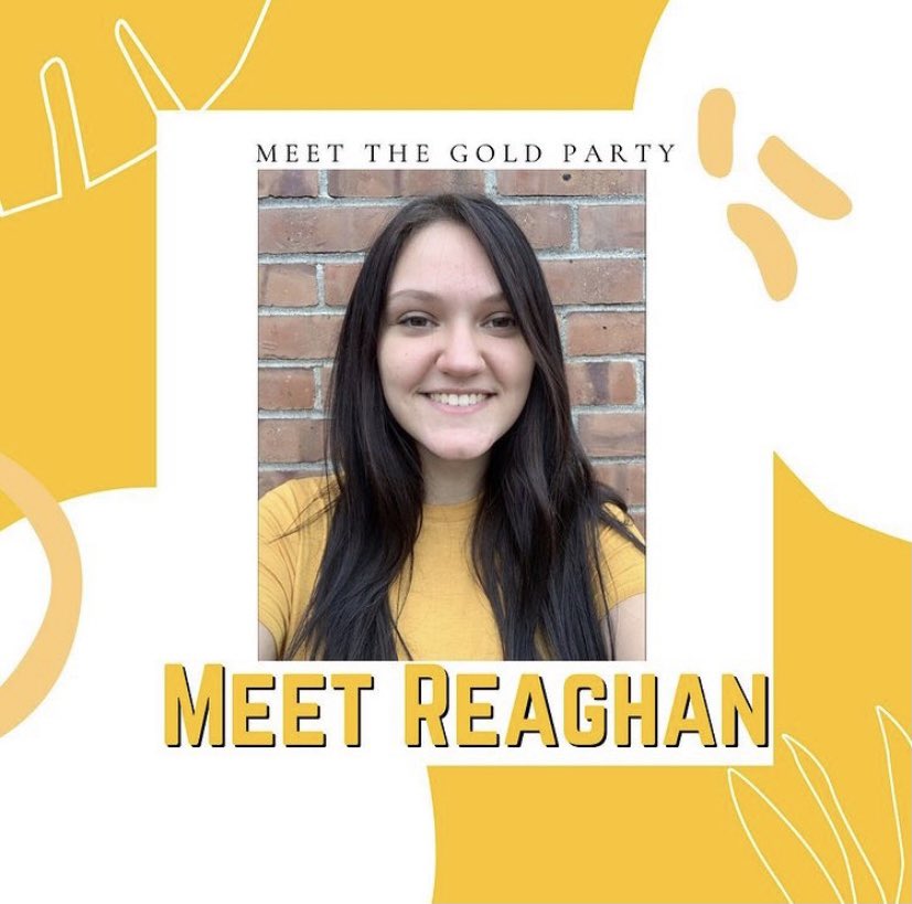 goldparty2020's tweet photo. Meet our 2020 President Reaghan Vasilenko! #goldparty2020 ⭐️💛✨ https://t.co/3vOPuuMd3P