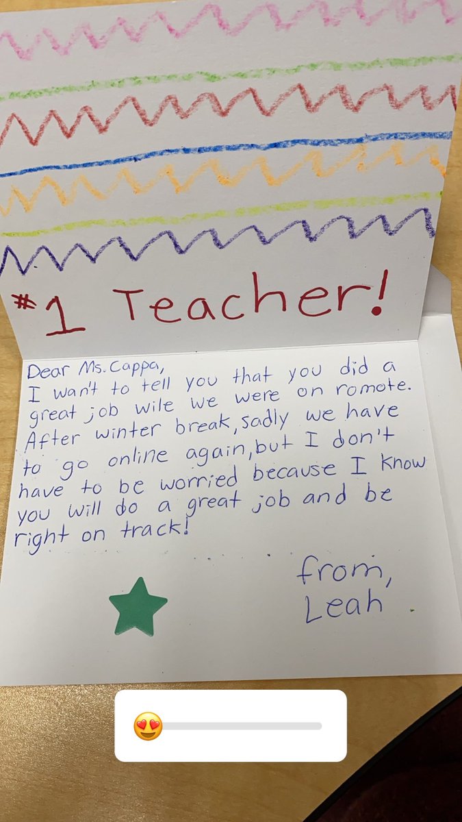 mscappa303's tweet photo. Received the best card today from Leah! This note totally made my day... maybe even my week. Thanks Leah, everything I do is for you guys! 💕 https://t.co/QOzFhJujsP