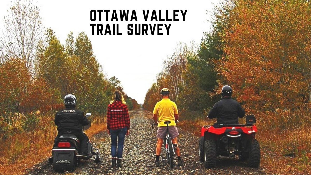 Please take a moment to fill out this Trail User Survey for Ottawa Valley residents. 
ottawavalleytrail.com/trail-survey