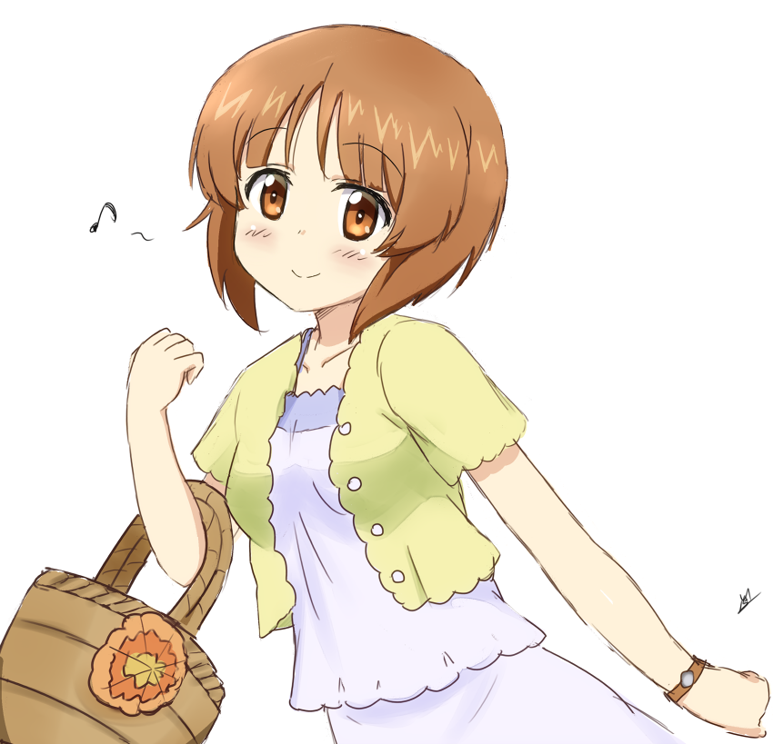 西住みほ 「お買い物みぽりん

#ガルパン 」|MA-2㌠のイラスト