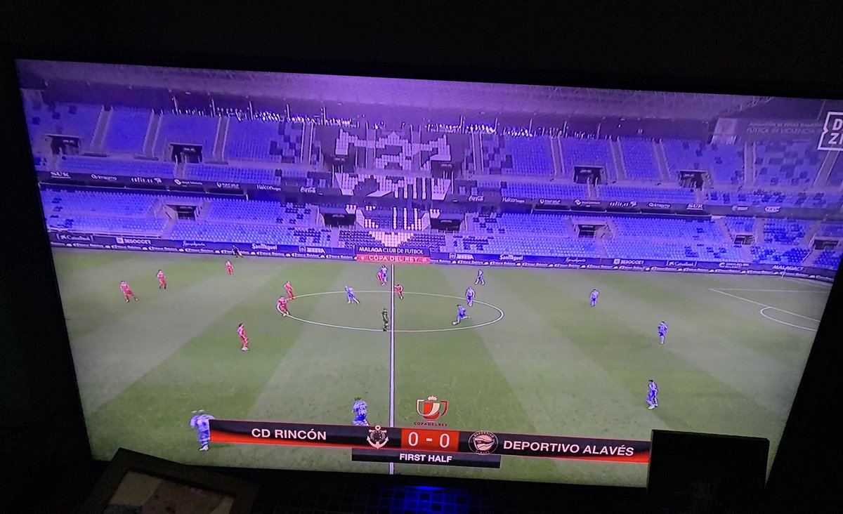 webblyhead's tweet photo. Memories of the FA Cup coming back tonight!
Wonderful to see our humble club live on TV (after coaching the Cadete group tonight🙂)
1-0 down at HT but the boys have been very organised without the ball and shown moments of promise on the ball
#VamosMiRincon
#CopaDelRey https://t.co/Q4RRTQDyLy