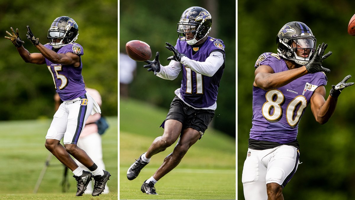 Ravens's tweet photo. We have placed WRs Hollywood Brown, James Proche and Miles Boykin on the Reserve/COVID list. https://t.co/g78p6OAH63