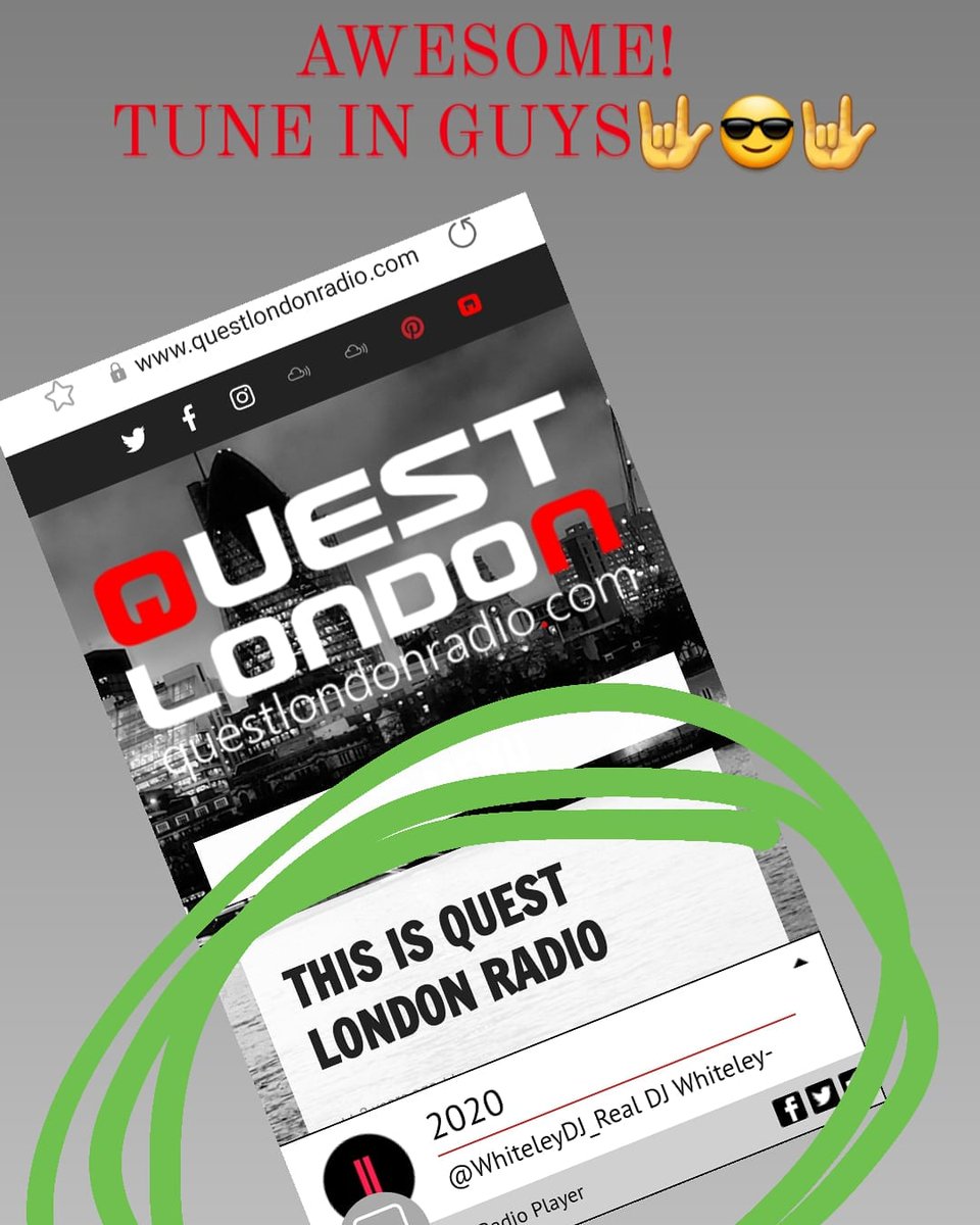 Thanks for having me <a href="/QuestLondonUK/">Quest London</a> <a href="/Kontactquest/">Pete</a> 
Loved every minute ✌😎
#Debut #radio #LetsGooooooo 
#JoinTheJourney