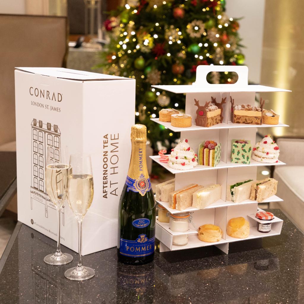 #win an afternoon tea for two at home! To enter: follow @conradlondonsj retweet &amp; comment on this post. Contest deadline 06/01/2021 12:00pm GMT and 3 winners across Facebook/Instagram/Twitter will be randomly selected &amp; contacted via DM the same day. T&amp;C's hil.tn/dgj97