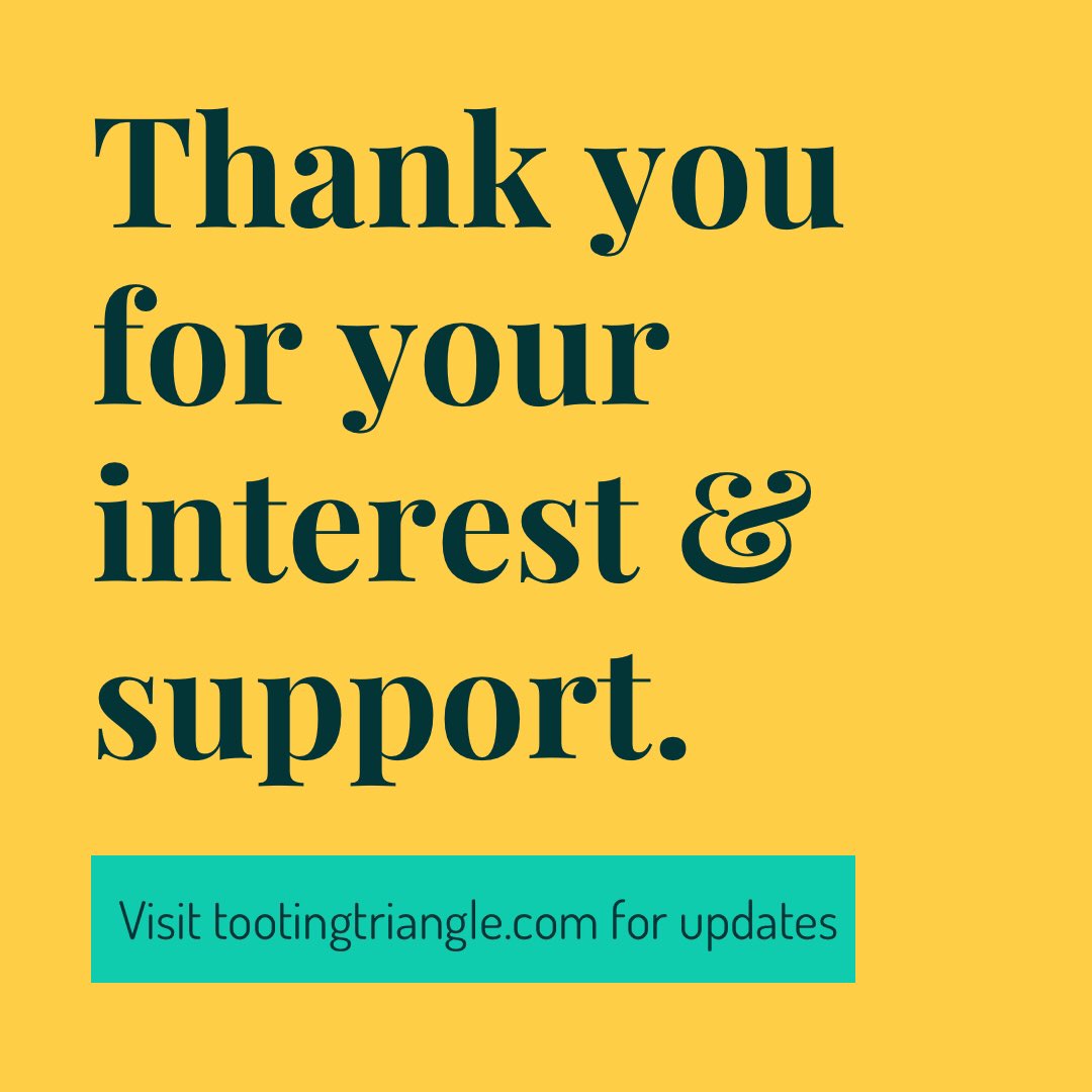 TootingTriangle's tweet image. The deadline for support or objections to our plans may have passed now but we just wanted thank you for your passionate interest whichever side you are on. We hope the New Year brings a positive result and the real discussion begin. #tooting #balham
