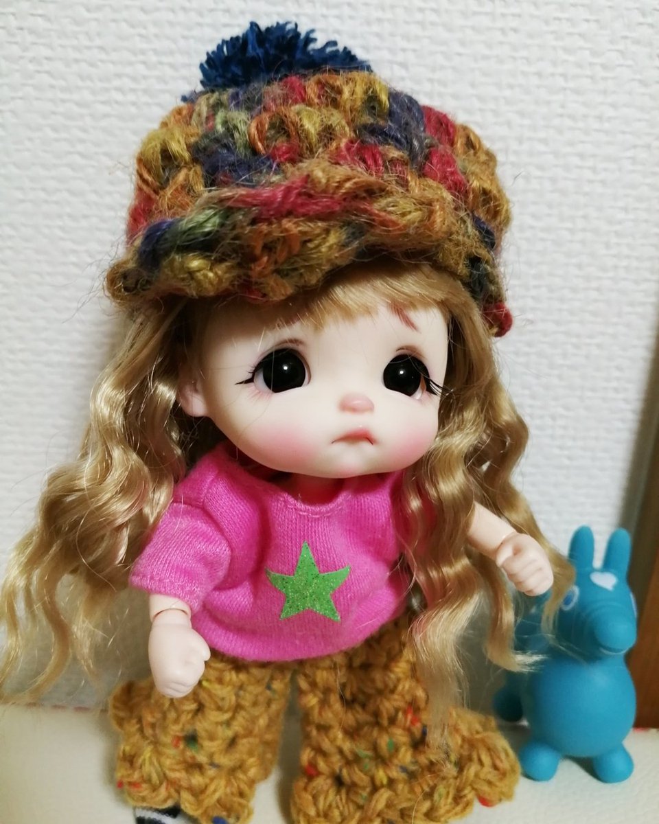 rubihonn's tweet photo. 我が家のオビツ11ボディのヒヨコちゃん🐥 https://t.co/ta591oAE5U