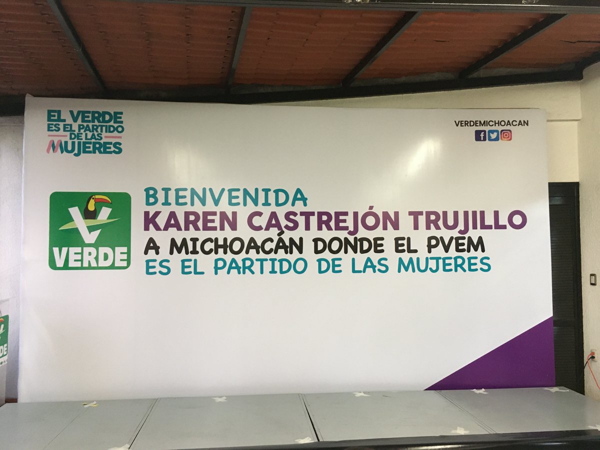 karencastrejont's tweet photo. Doy constancia que el @pvemich es el partido de las mujeres. Sin duda, con la energía y compromiso de ellas, el @partidoverdemex crecerá en el 2021 
@ao_dao @ernesto_nu https://t.co/eeyYoetV8H