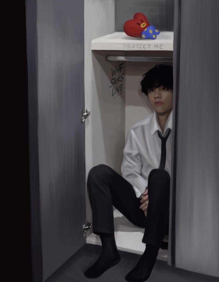 BtsSaidTeamWork's tweet photo. Taehyung being a babie https://t.co/3KlZHMXRhD