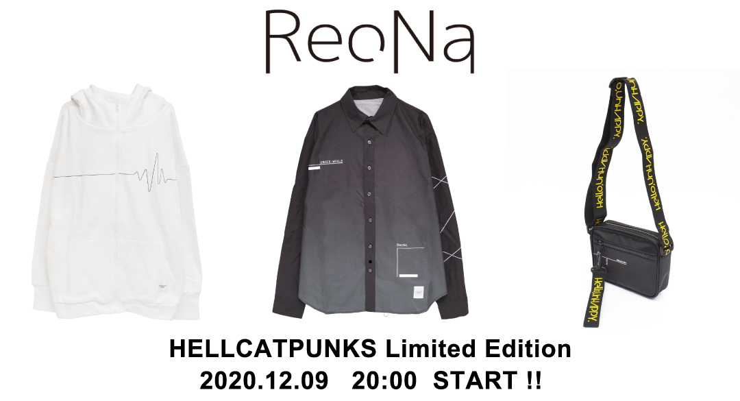 ReoNa UNDER-WORLD ロングシャツ 限定カラー‪ブラック ReoNaパーカー‬