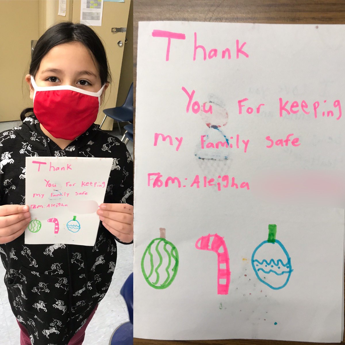 VictorySchoolMb's tweet photo. We took time to say βthank youβ and βgood jobβ to those who are working in hospitals, personal care homes, labs and other health care settings across the province. #StaySafeAtHomeMB https://t.co/KtWIHkQAbP