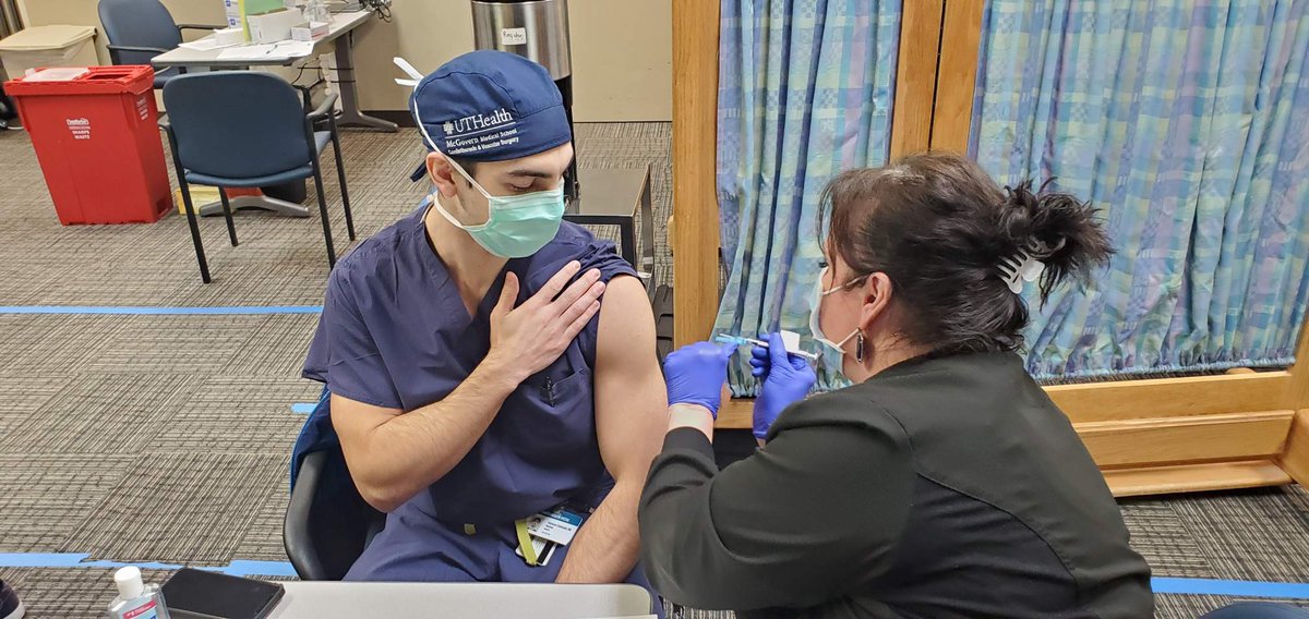 UTHealth Houston Heart & Vascular (@utheartvascular) on Twitter photo The beginning of the end 🙏🏼 <a href="/VascularPlumber/">Tommaso Cambiaghi</a> gets the #CovidVaccine. Thank you to @uthealth <a href="/memorialhermann/">Memorial Hermann</a> & <a href="/harrishealth/">Harris Health</a> for administering the vaccine to our frontline workers. The beginning of the end 🙏🏼 <a href="/VascularPlumber/">Tommaso Cambiaghi</a> gets the #CovidVaccine. Thank you to @uthealth <a href="/memorialhermann/">Memorial Hermann</a> & <a href="/harrishealth/">Harris Health</a> for administering the vaccine to our frontline workers.