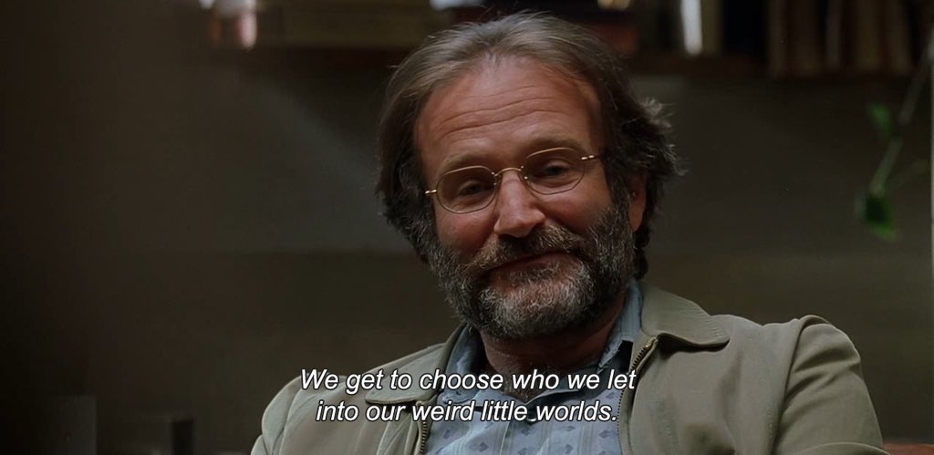 what would I say to #robinwilliams ? thank you for being you