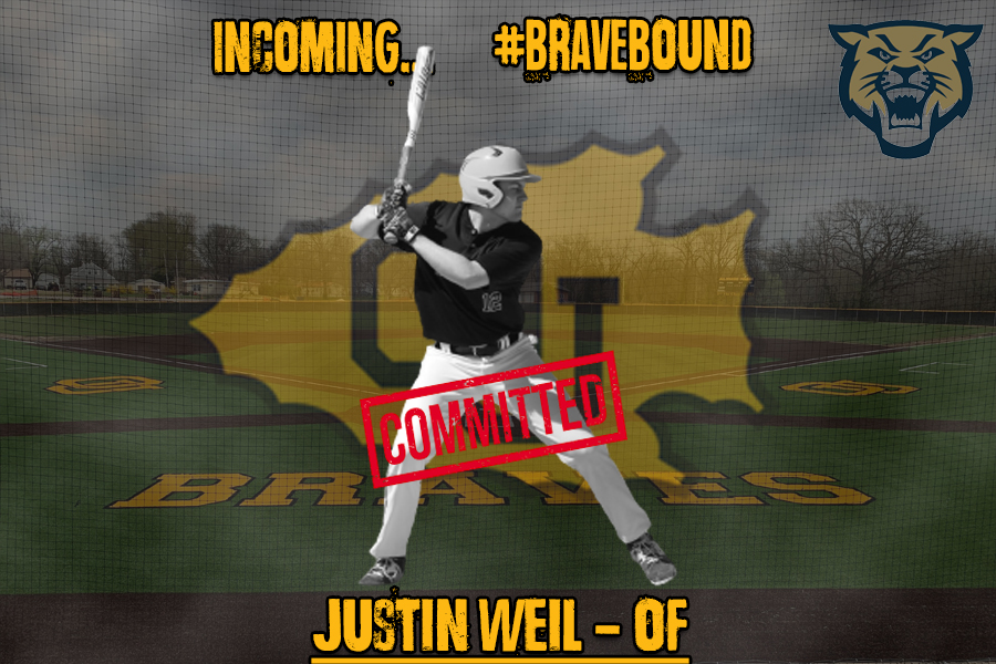 Ottawa_Baseball's tweet photo. Please welcome the newest member of our 2021 class, Justin Weil! #BraveBound #OUrTeam https://t.co/DonsstIiCk