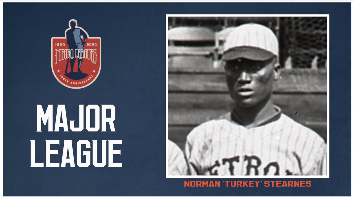 Detroit Tigers on X: This is what they played for. The #Tigers salute  Detroit Stars Hall of Fame legend Norman 'Turkey' Stearnes and all members  of The Negro Leagues. Today, Major League Baseball corrected a longtime  oversight by officially elevating t