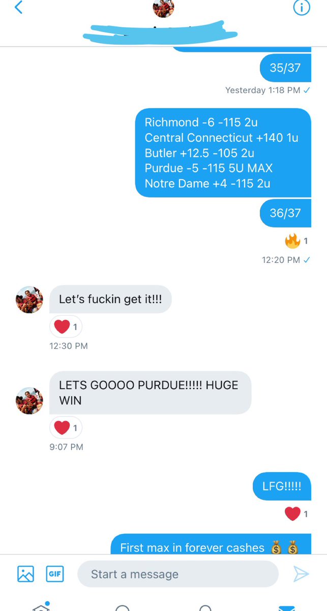 First max in forever cashes!!! 

Purdue -5 -115 5U MAX 💰 

3-1 so far today for 6.3u, pending ND. Huge day either way! Let’s go.