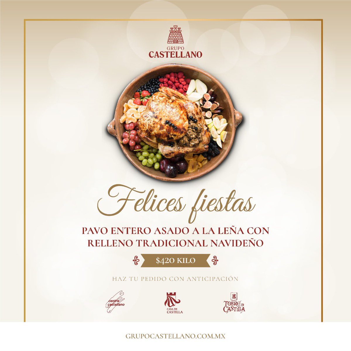 Haz tus pedidos con anticipación en cualquiera de nuestros restaurantes:

#navidad #comida #platillos #tradición #sabor #gastronomía #españa #cdmx