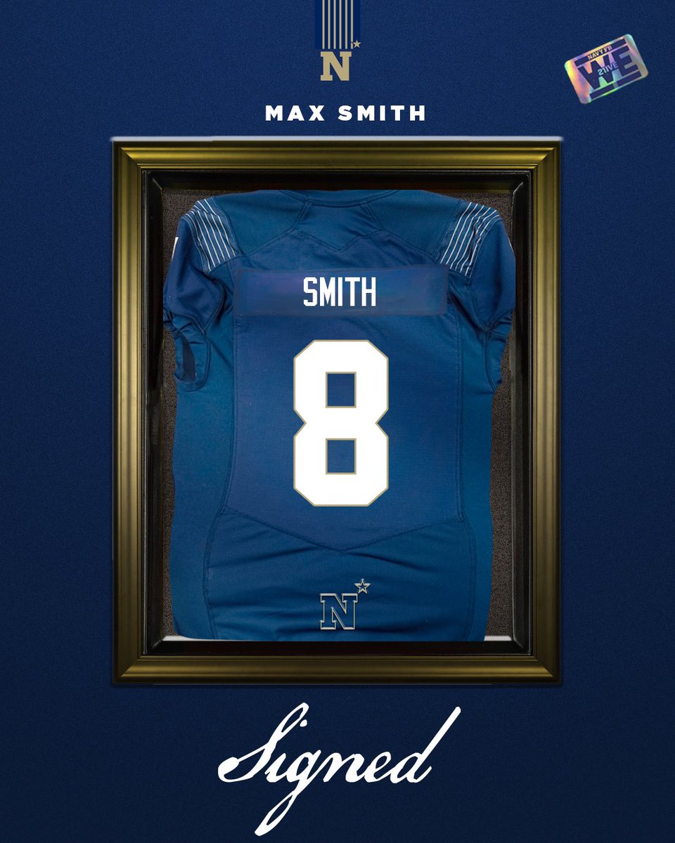 Maxg_Smith8's tweet photo. Officially part of the brotherhood! Dreams do come true, can’t wait to get to work with all my brothers! #GoNAVYbeatarmy @NavyFB @CoachSteveJohns @NAVYCoachKen https://t.co/horJPKIl2U