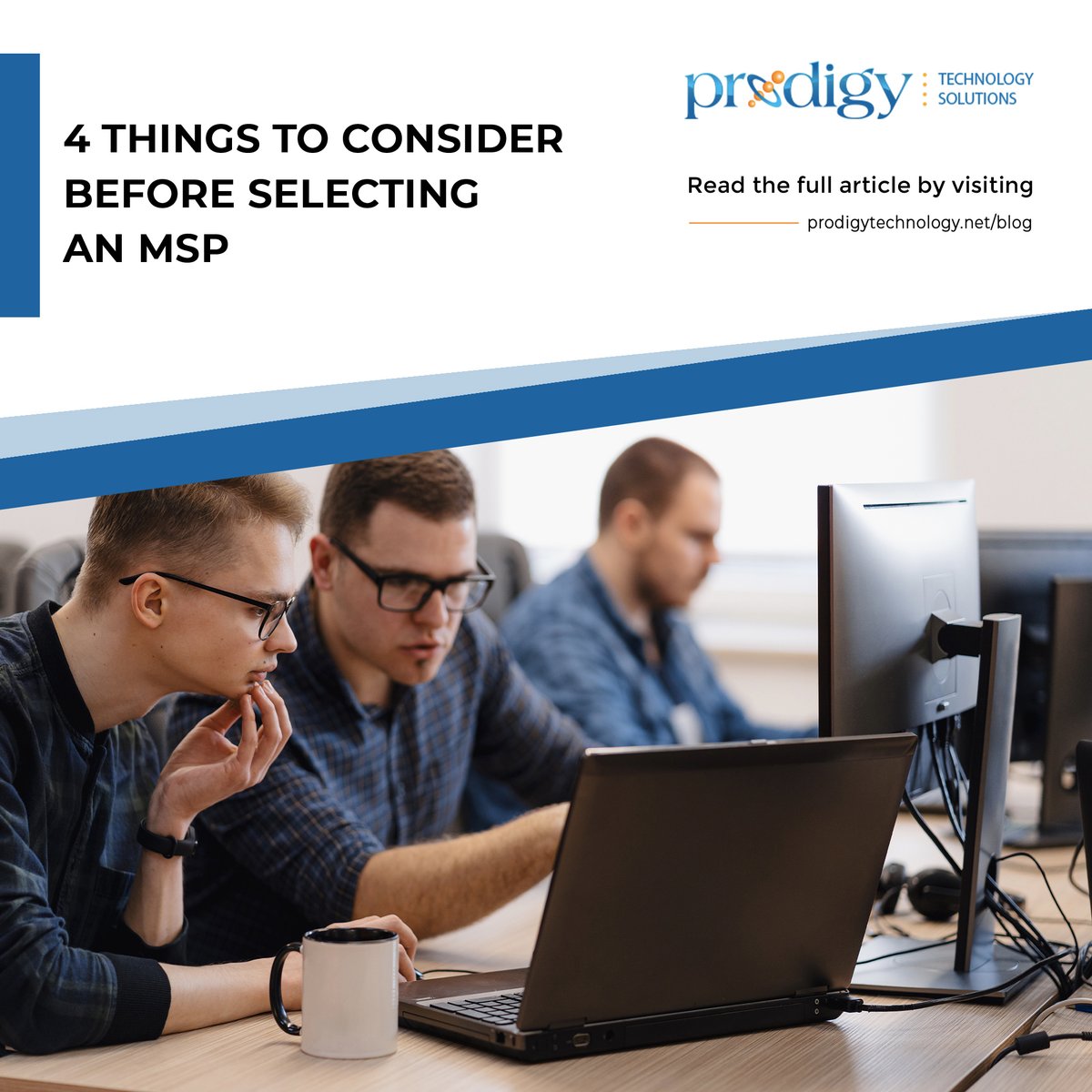 ProdigyTechIT's tweet image. Incorporating technology into business operations can be challenging given its complexity and constantly evolving nature. Many companies simply can’t keep up — this is why many of them are turning to managed IT services providers (MSPs) to handle their tech needs.