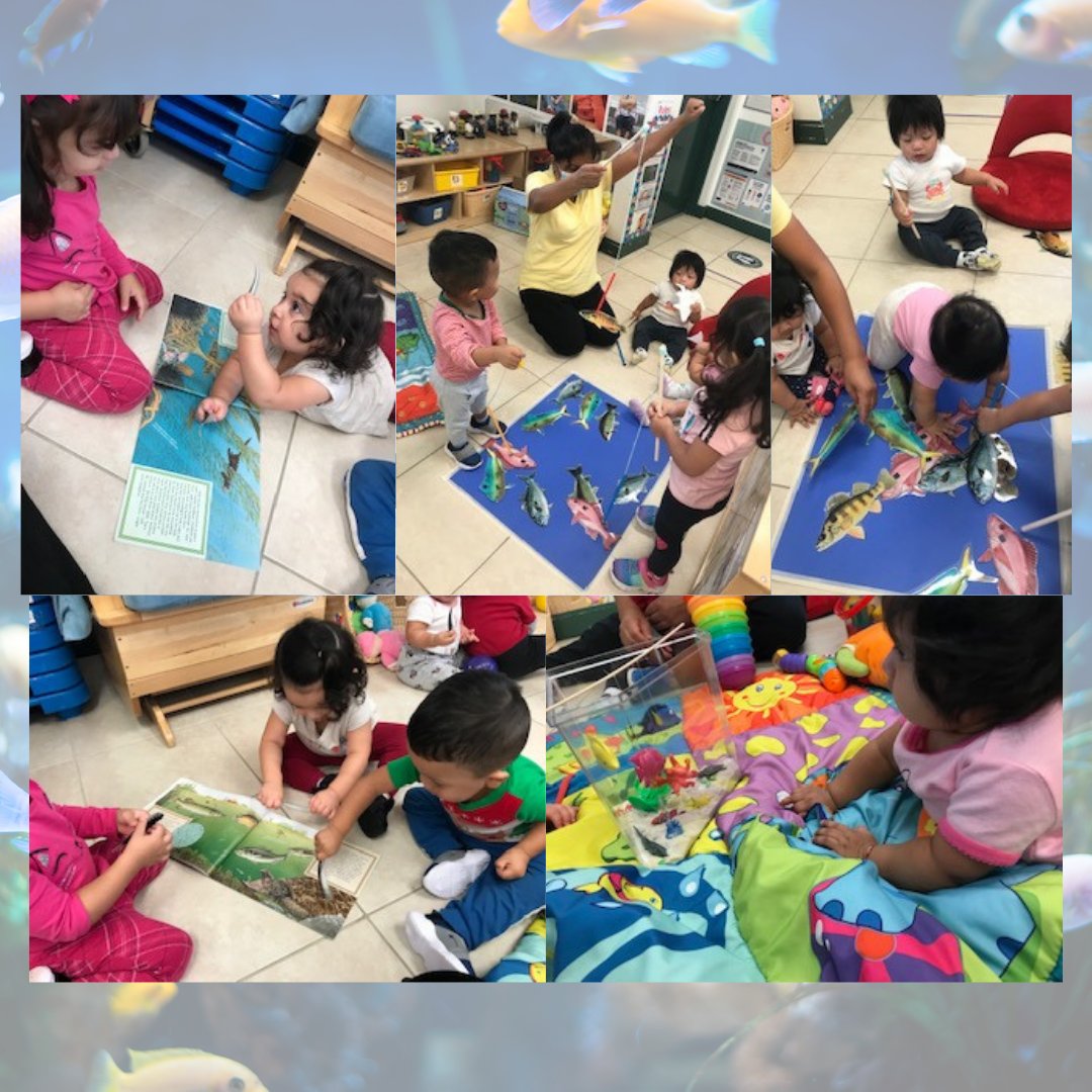'Our Wet World' by Sheed B. Collard. Children exploring the would under the sea! They made an aquarium, and pretend fishing rods out of sticks to fish! @OHS_Director @NatlHeadStart
#earlyheadstart #headstart #keeptheirheadstart