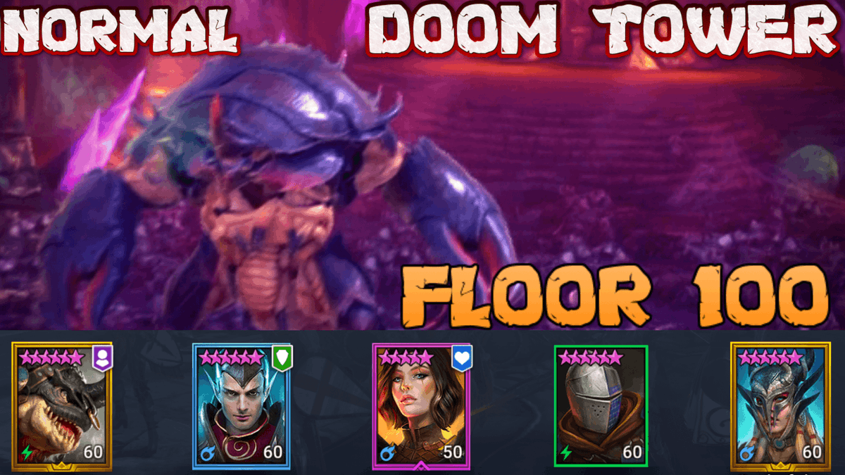 The Scarab King on Floor 100 in Doom Tower took almost 23 minutes... (and that's excluding all the failures as well)... But I can confirm that we got him! <a href="/RaidRPG/">RAID: Shadow Legends</a> 

NEW VIDEO OUT:

tinyurl.com/y7hko2oq

#RSL #youtubegaming <a href="/Crazyy_RTs/">CrazyRetweets</a> <a href="/CCG_RTs/">CrypticCoreGaming_RT(2.8k)</a>