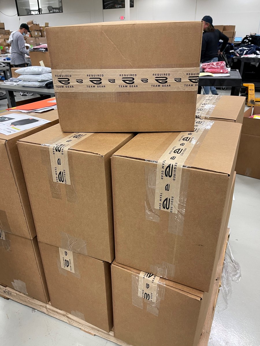 RequiredTeam's tweet photo. Sorry we haven’t Posted anything in a while. Been busy getting gear out for our #EQManagers for #BowlSeason and we are just getting started. #EQLife #DoWhatsRequired #RTGDecorated https://t.co/mppIOueOTU
