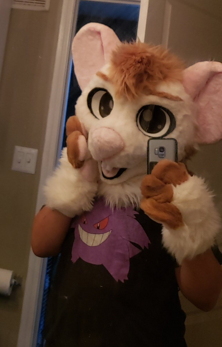 SorinAngelpng's tweet photo. Seriously, go give @PawiePaws some love!❤ She goes above and beyond on all her suits and puts so much love and care into her work. Along with so much determination👍❤ #fursuitmaker #pawiepaws #echomouse #furry #fursuit #fursuiter https://t.co/dRA6ok1knz