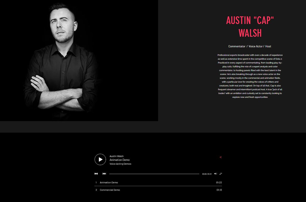 CapCasts's tweet image. As I've been doing more VA work lately, I've changed my twitter to @CapCasts &amp;amp; now have a website - capcasts.com

On it, you can find both my commercial &amp;amp; animation demos. Currently looking for an agent, preferably one based in LA

RTs appreciated &amp;lt;3